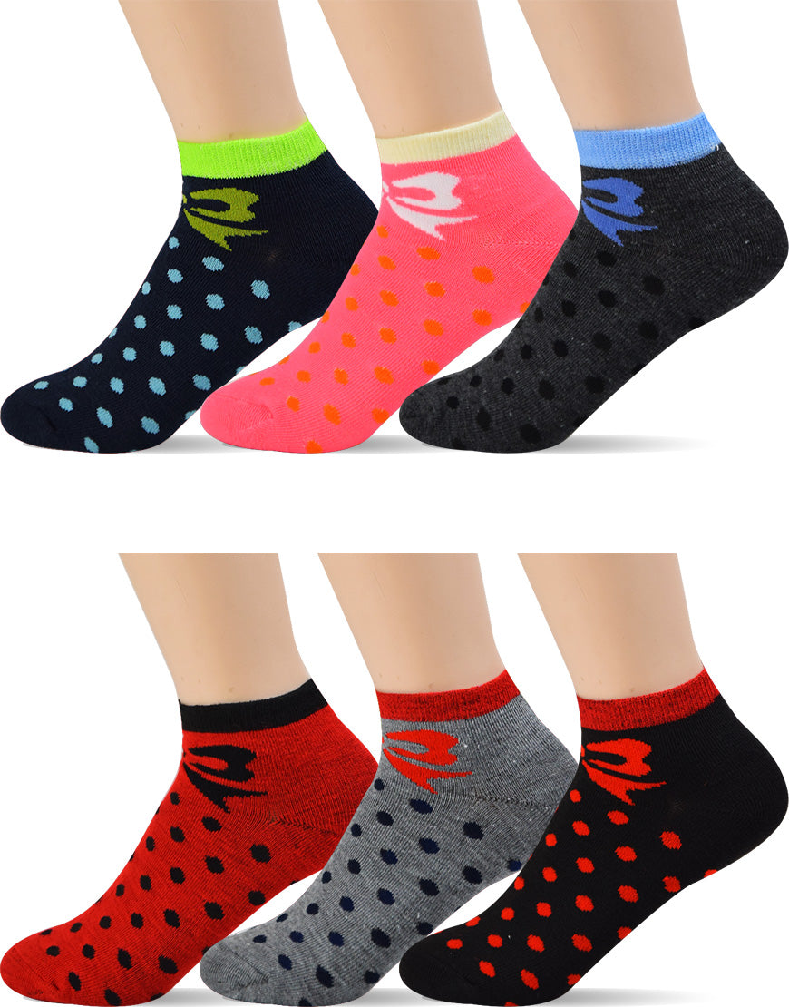 Girls' Assorted Design Socks (Dozen)