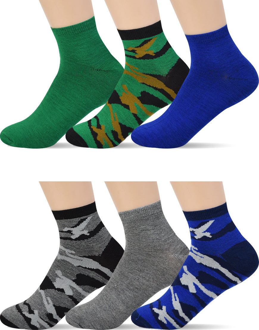 Boys' Assorted Design Socks (Dozen)