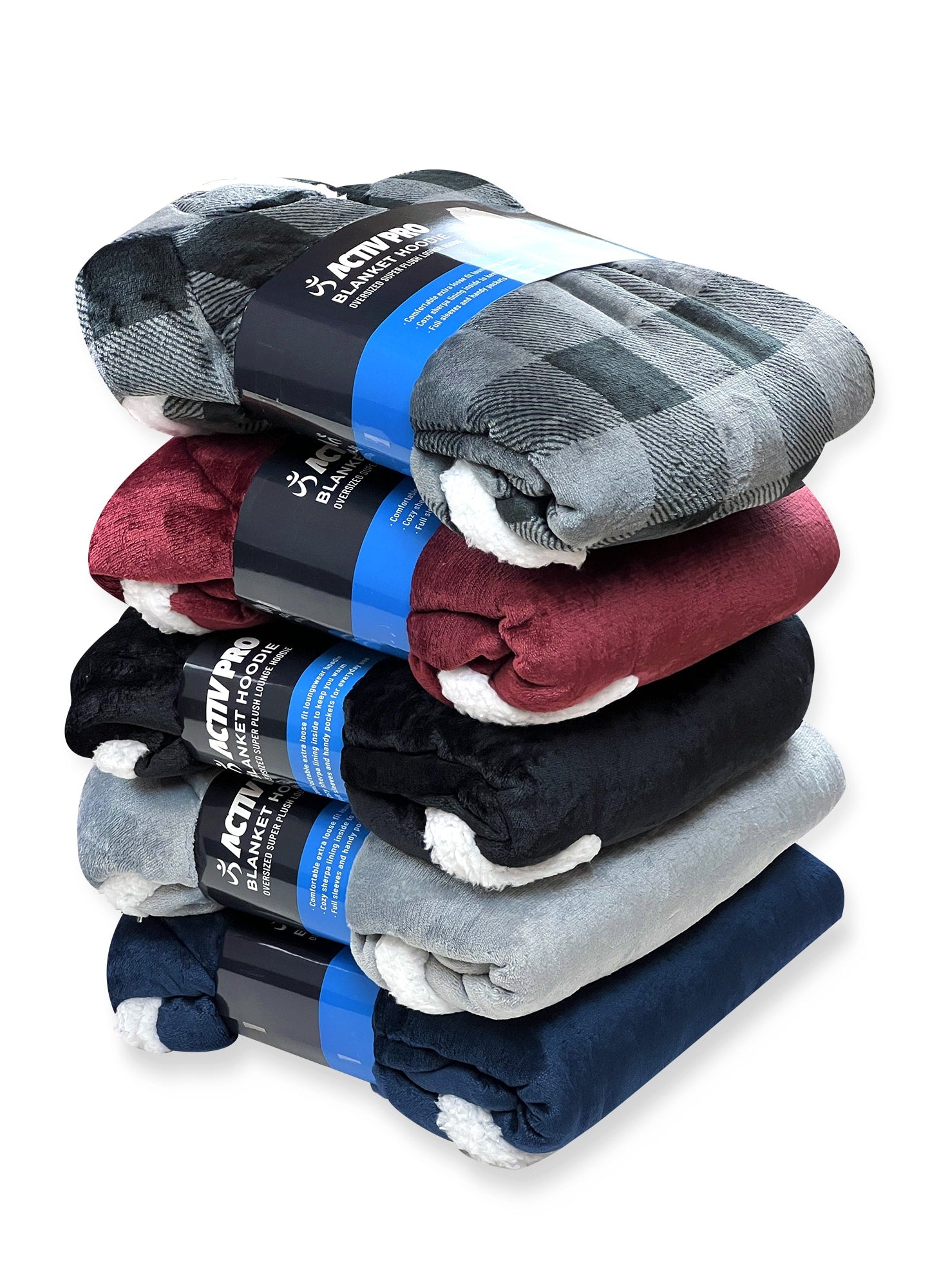 Blanket Hoodie with Sherpa Lining #P43