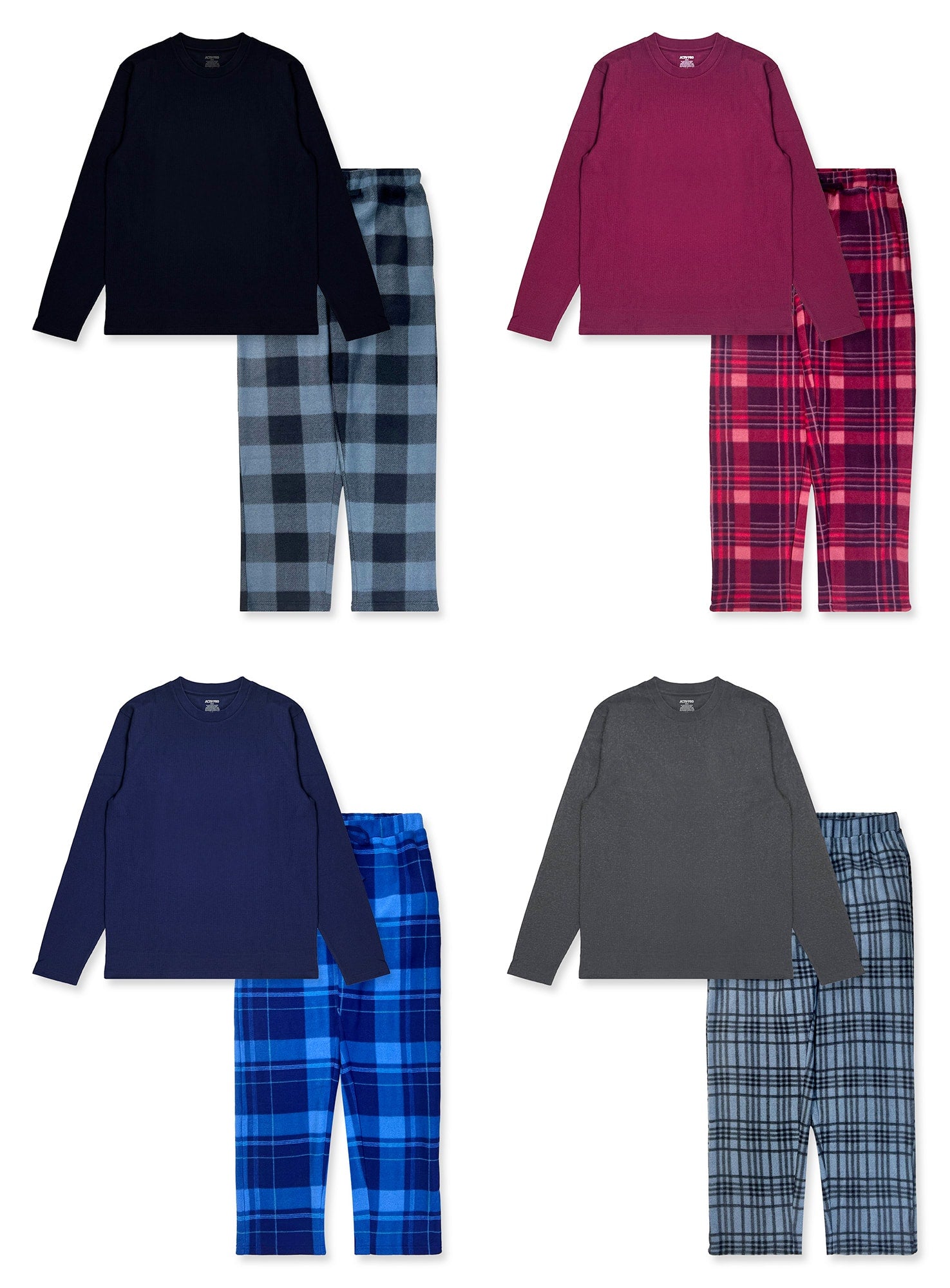 Boys' Thermal Shirt & Fleece Pants Set #P19