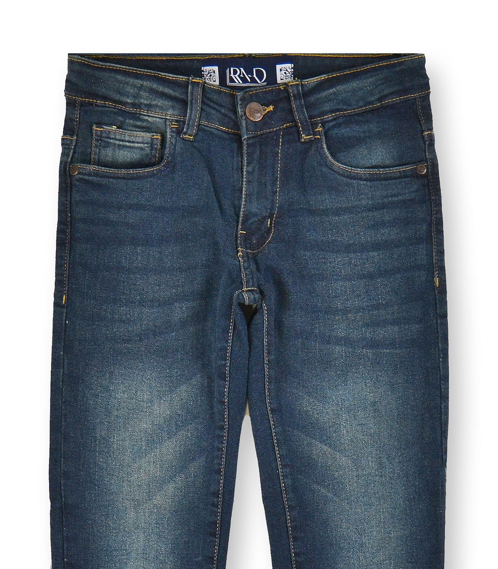 Boys' Faded Skinny Jeans #301 Sand Blue