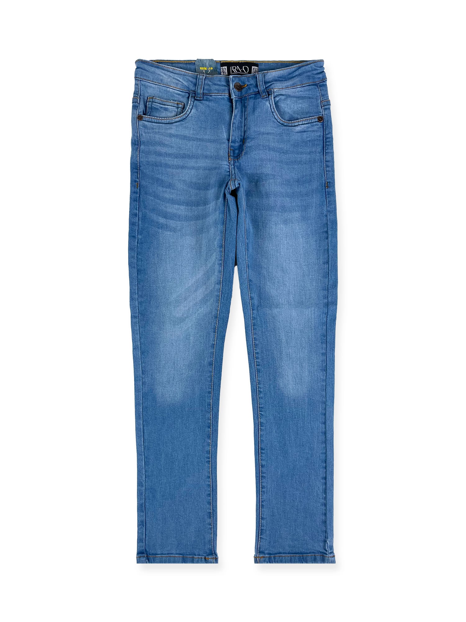 Boys' Faded Skinny Jeans #302 Light Wash