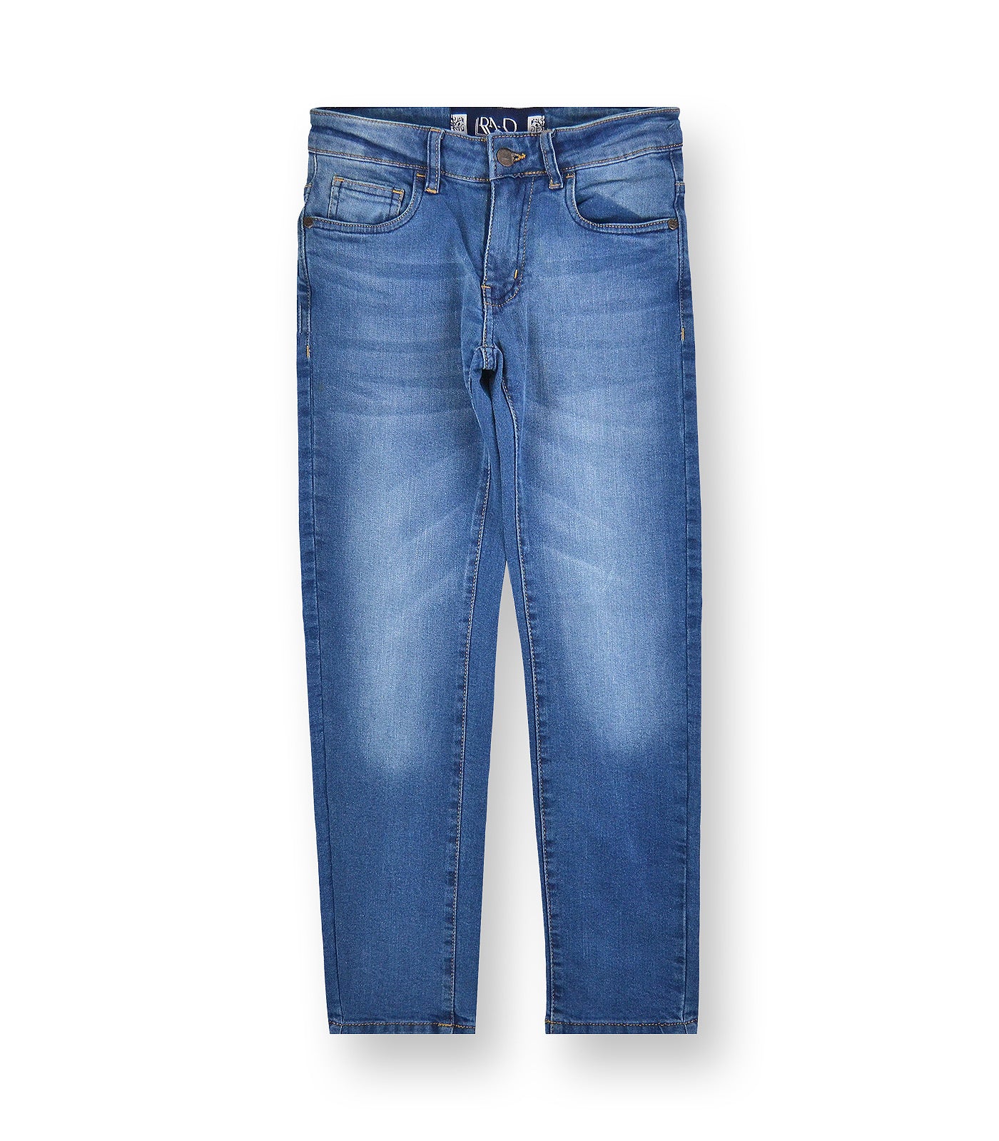Boys' Faded Skinny Jeans #02 Light Wash