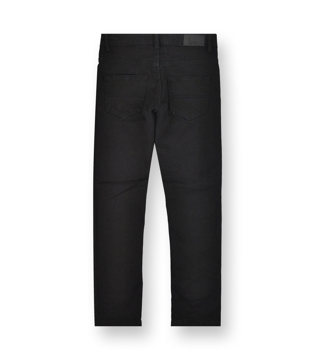 Boys' Faded Skinny Jeans #304 Black