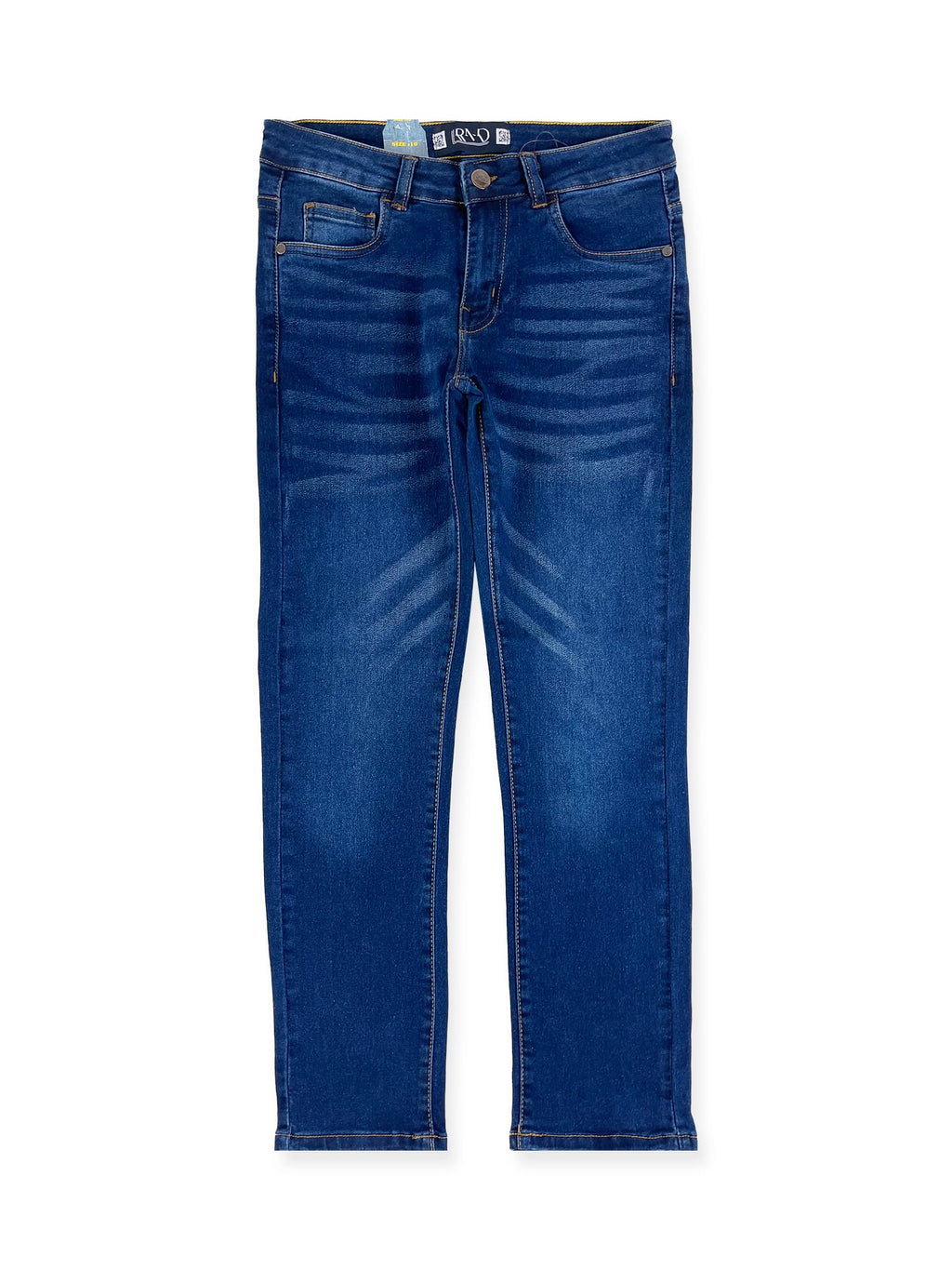 Boys' Faded Skinny Jeans #305 Dark Indigo
