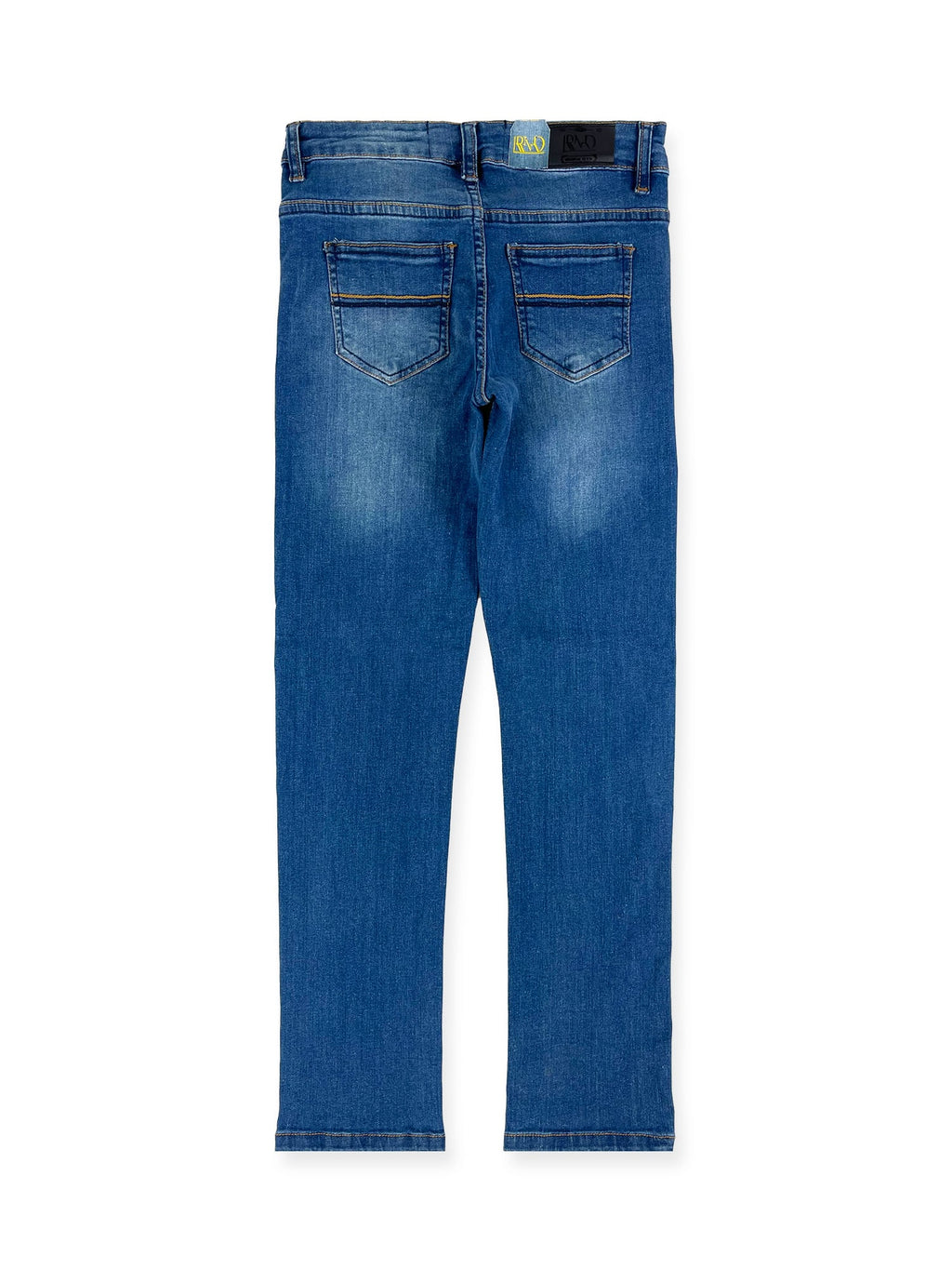 Boys' Faded Skinny Jeans #06 Light Blue