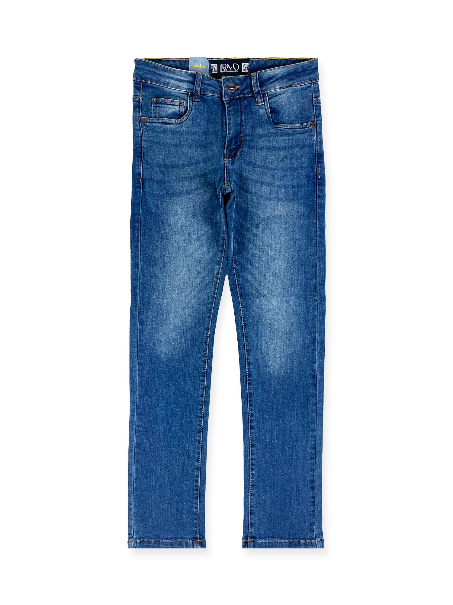 Boys' Faded Skinny Jeans #06 Light Blue