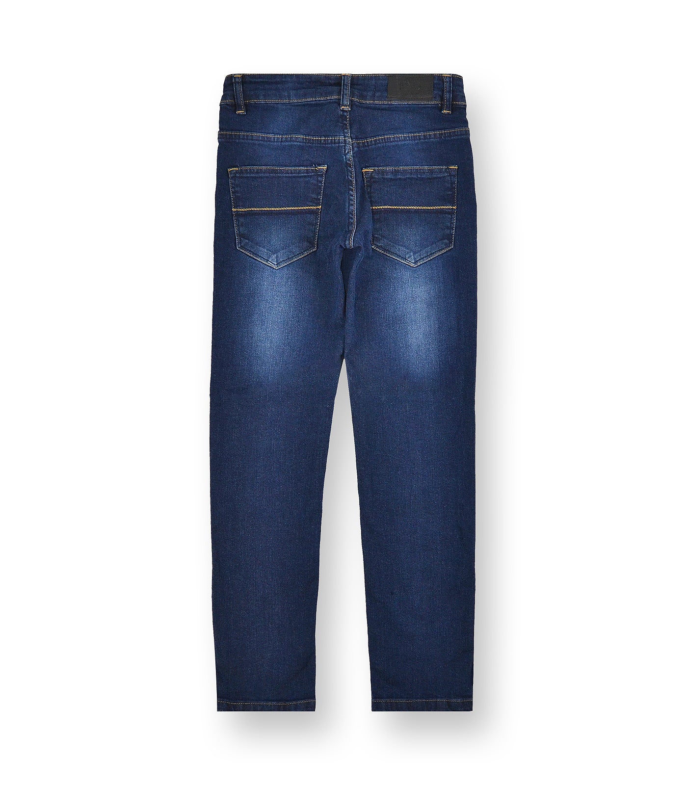Boys' Faded Skinny Jeans #07 Dark Indigo