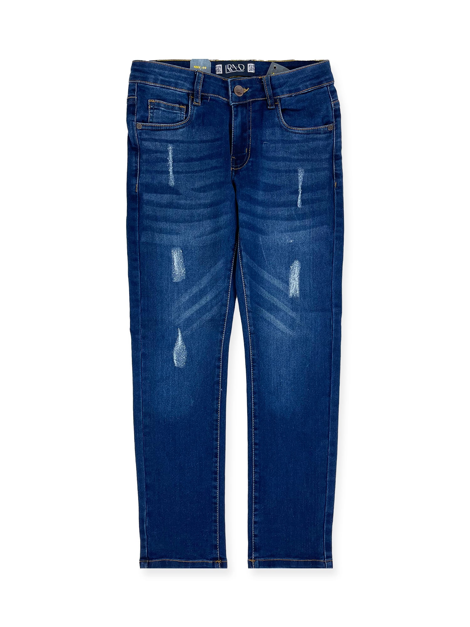 Boys' Ripped Skinny Jeans #07 Dark Indigo
