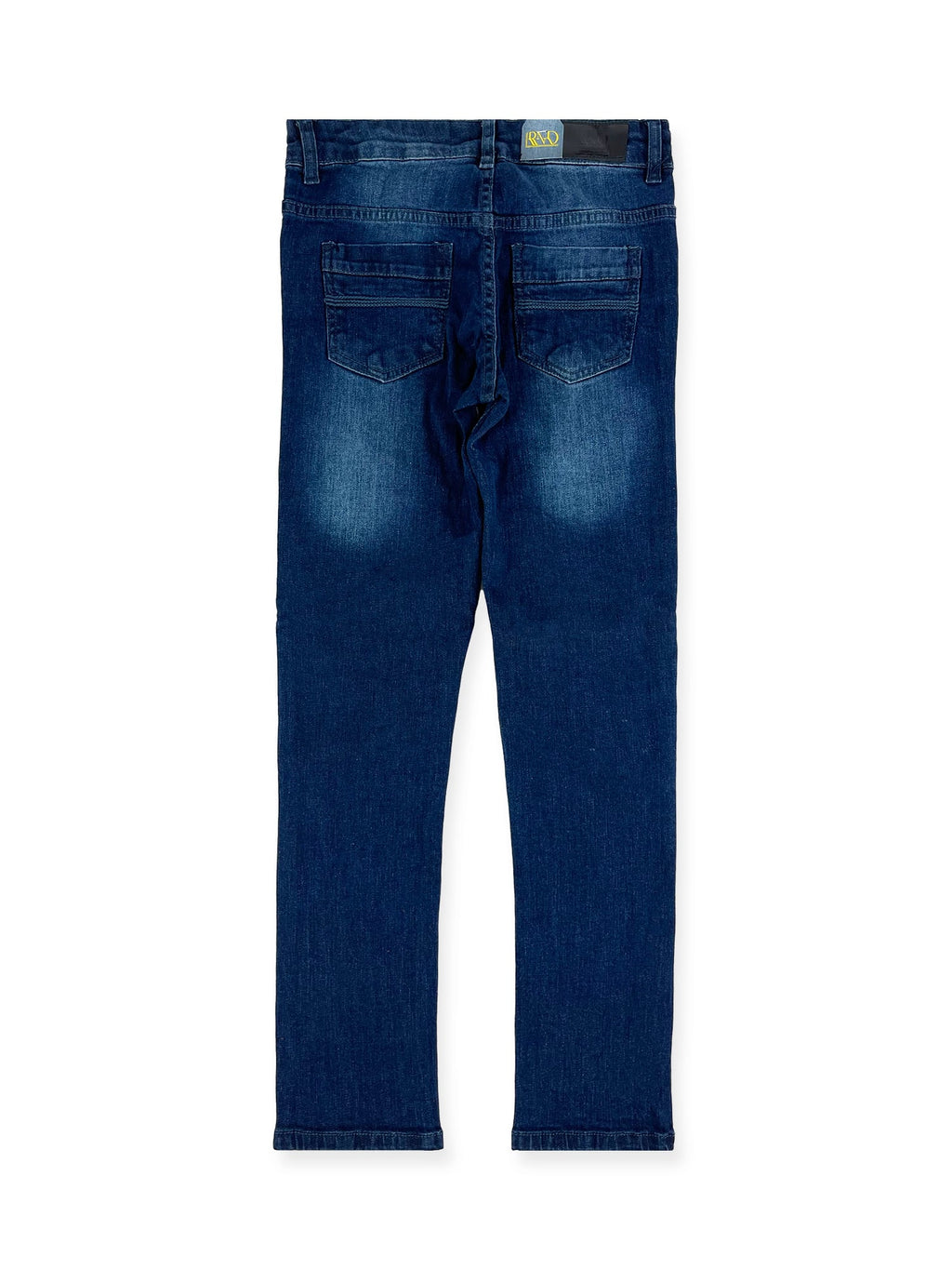 Boys' Faded Skinny Jeans #309 Dark Indigo