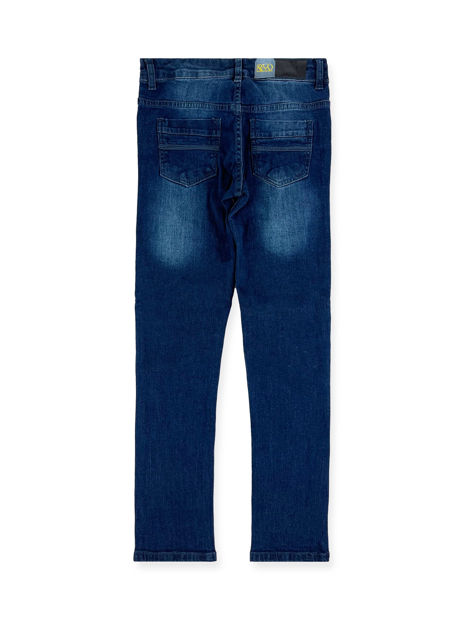 Boys' Faded Skinny Jeans #309 Dark Indigo