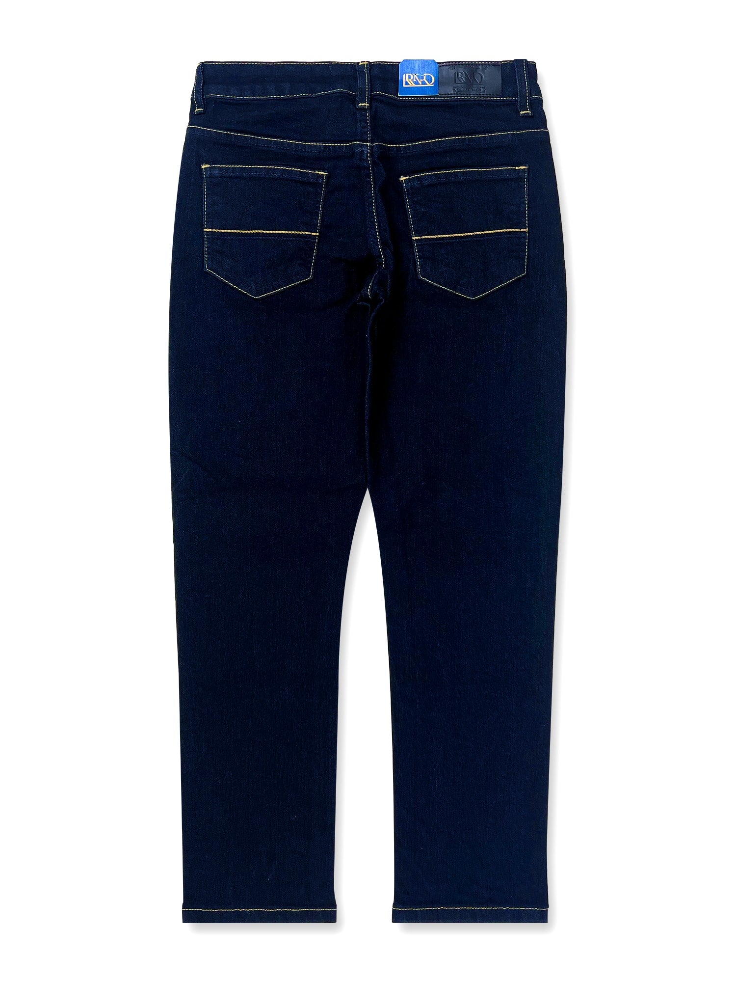 Boys' Skinny Jeans #401 Plain Dark Navy