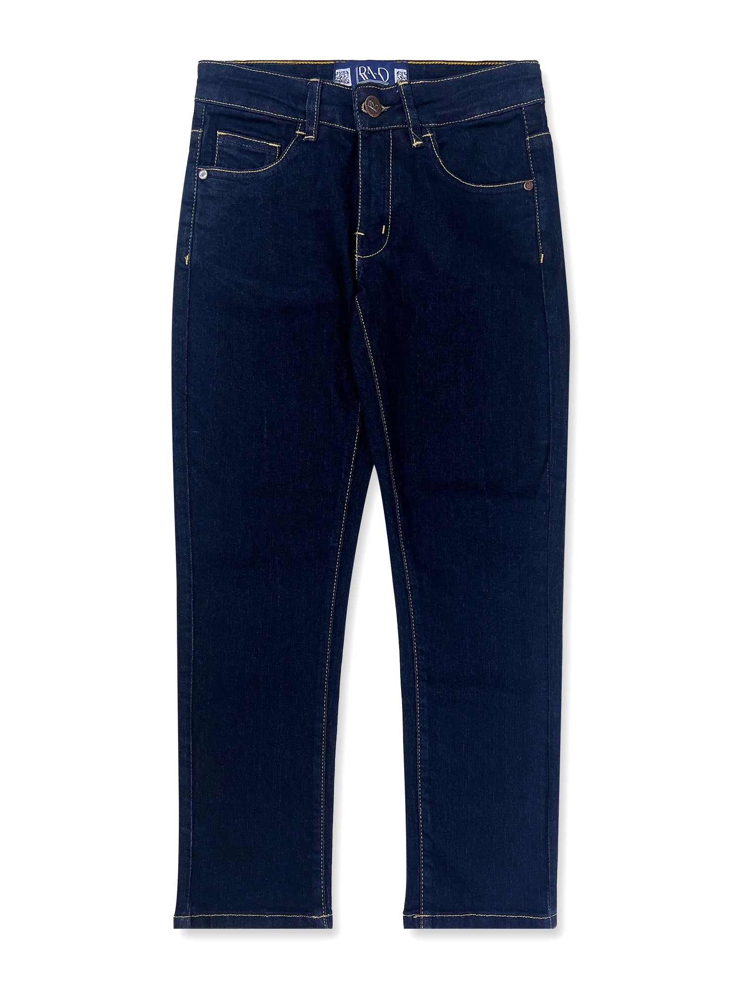 Boys' Skinny Jeans #401 Plain Dark Navy