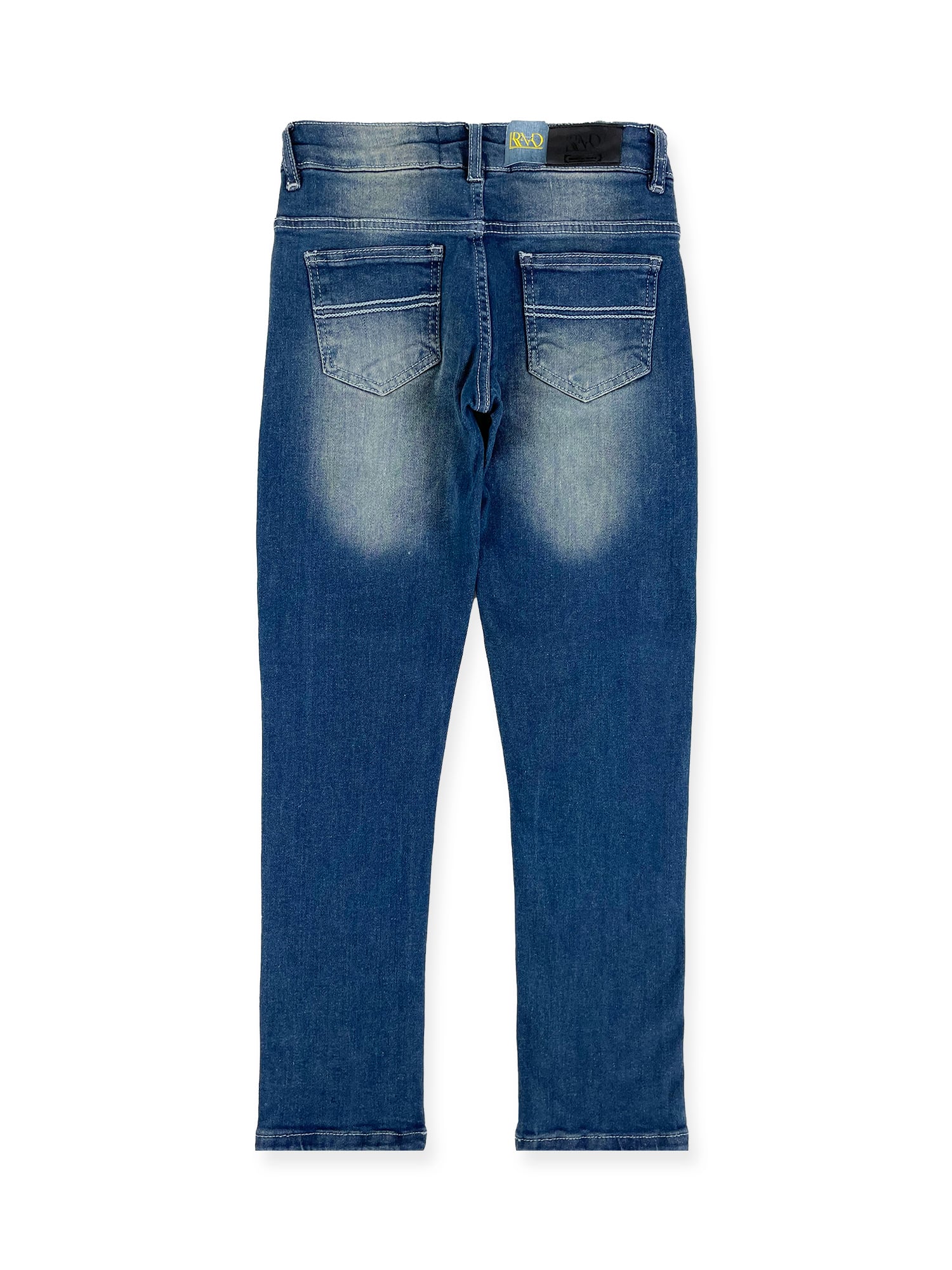 Boys' Faded Skinny Jeans #406 Med Sand