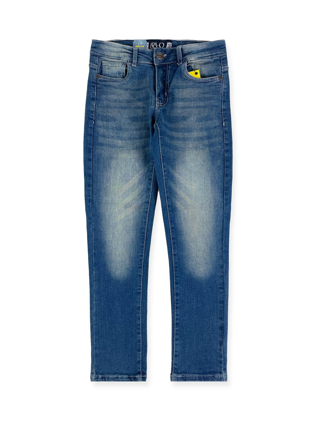 Boys' Faded Skinny Jeans #406 Med Sand