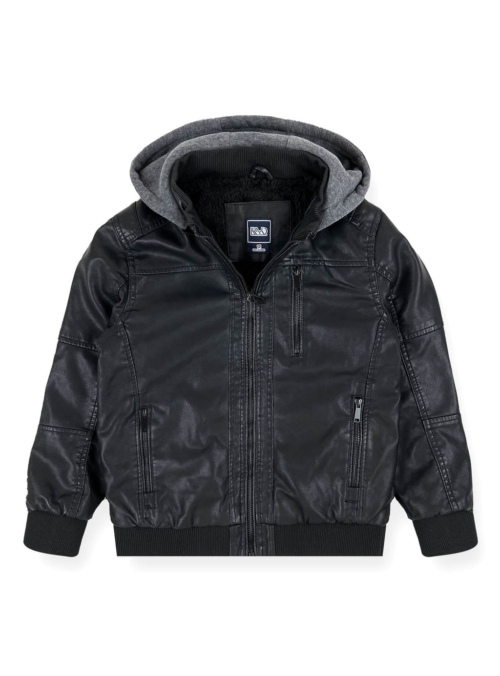 Boys’ Faux Leather Jacket #11
