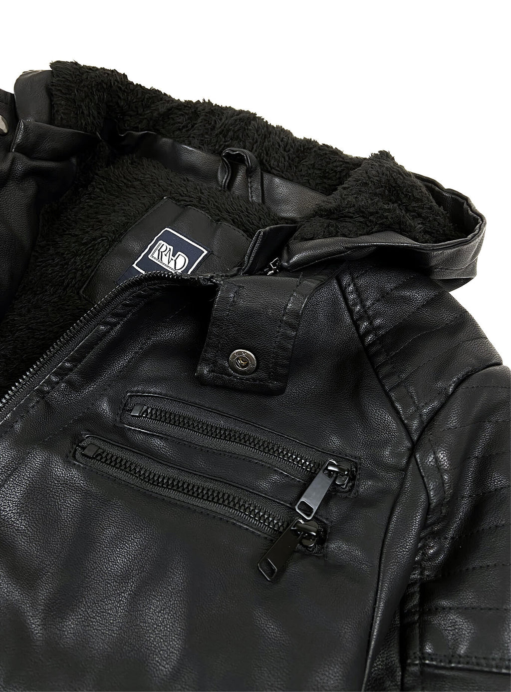 Boys’ Faux Leather Jacket #13