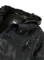 Boys’ Faux Leather Jacket #13