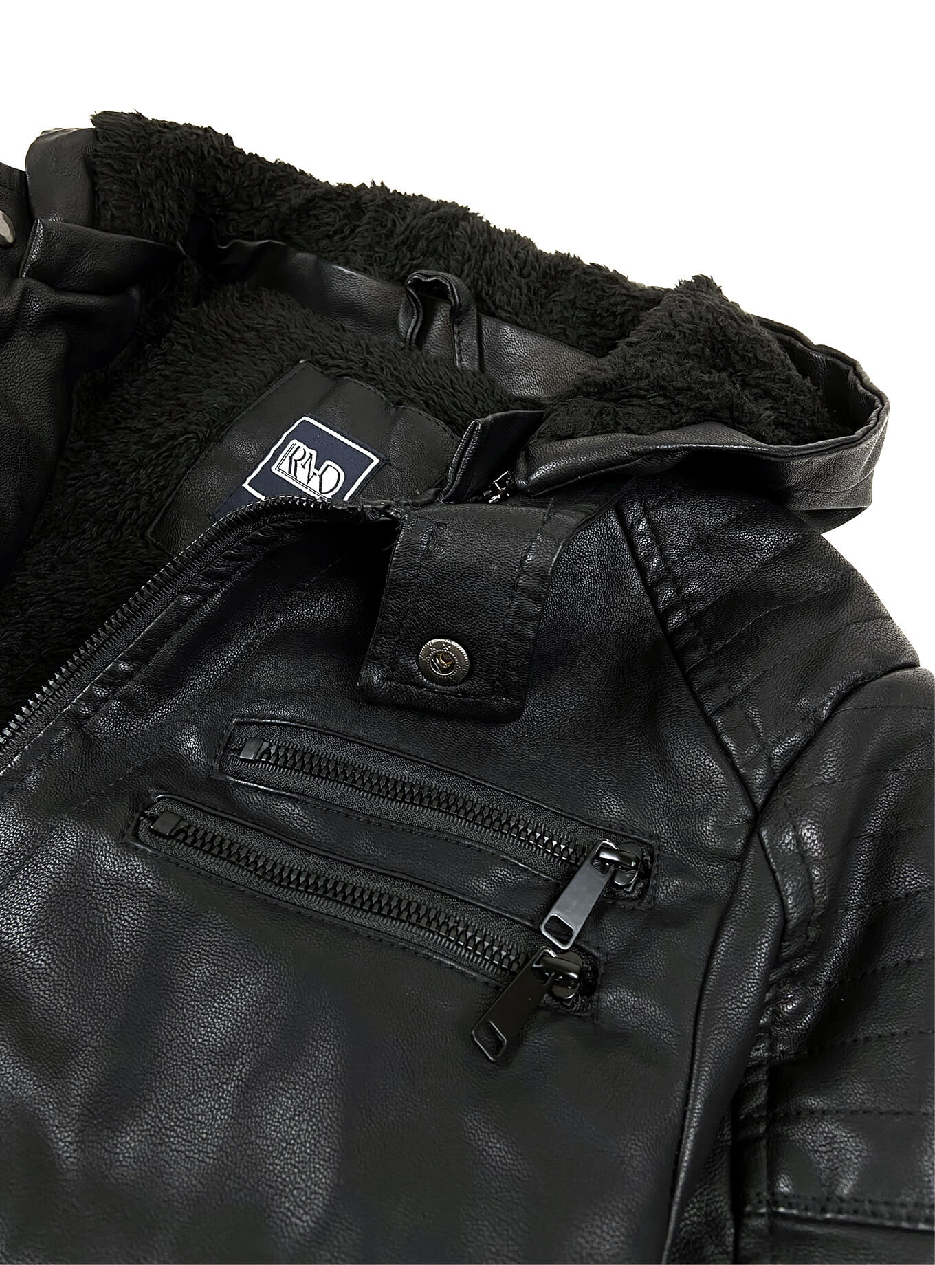 Boys’ Faux Leather Jacket #13