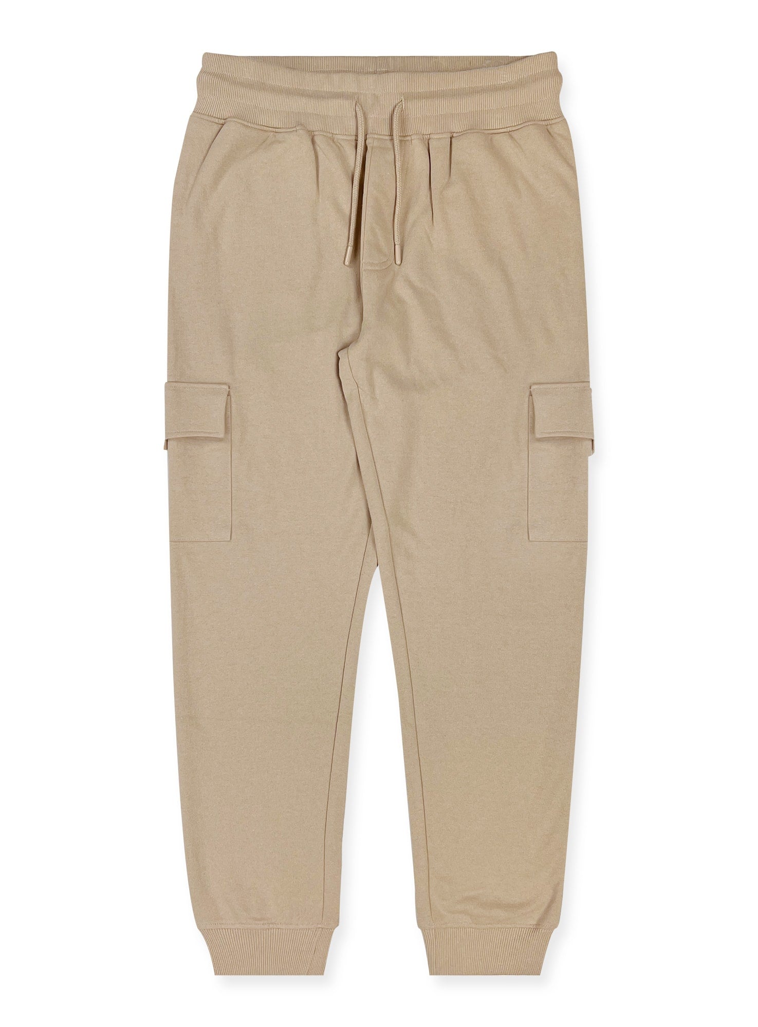 Men's Lightweight Fleece Jogger Cargo Pants #04