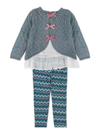 Girls' 2PC Sweater & Leggings Set #1903