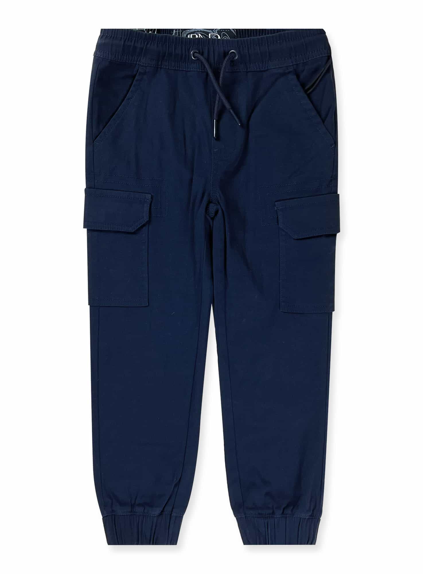 Boys’ Cotton Twill Cargo Jogger Pants #800