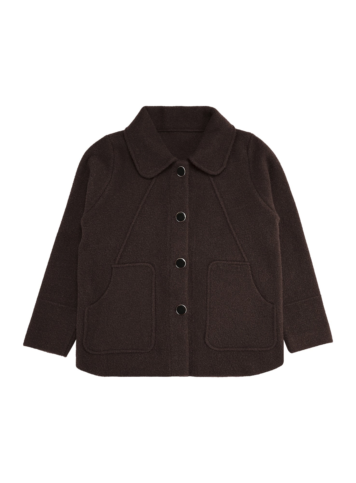 Women’s Faux Wool Button-Front Coat #20