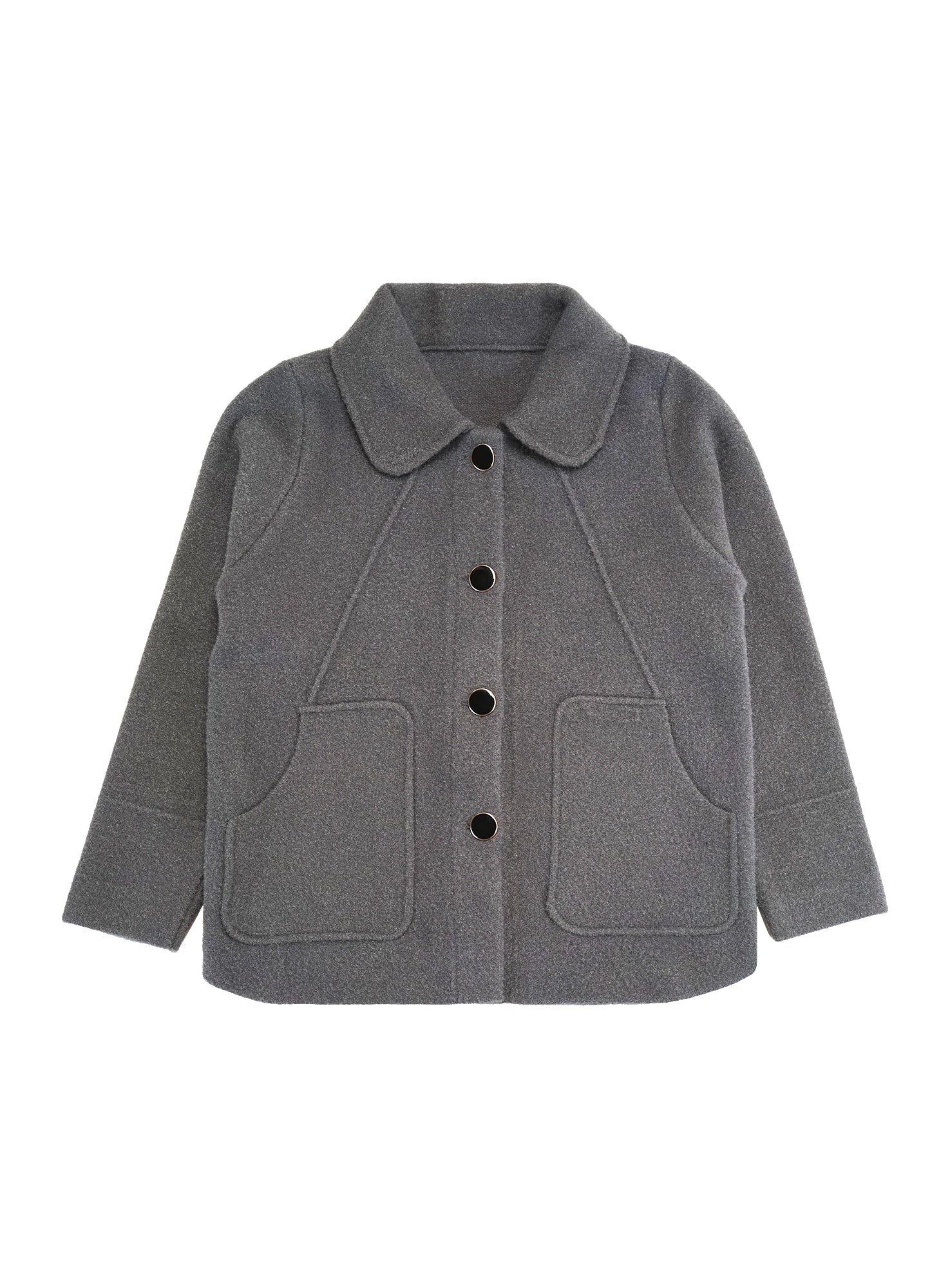 Women’s Faux Wool Button-Front Coat #20