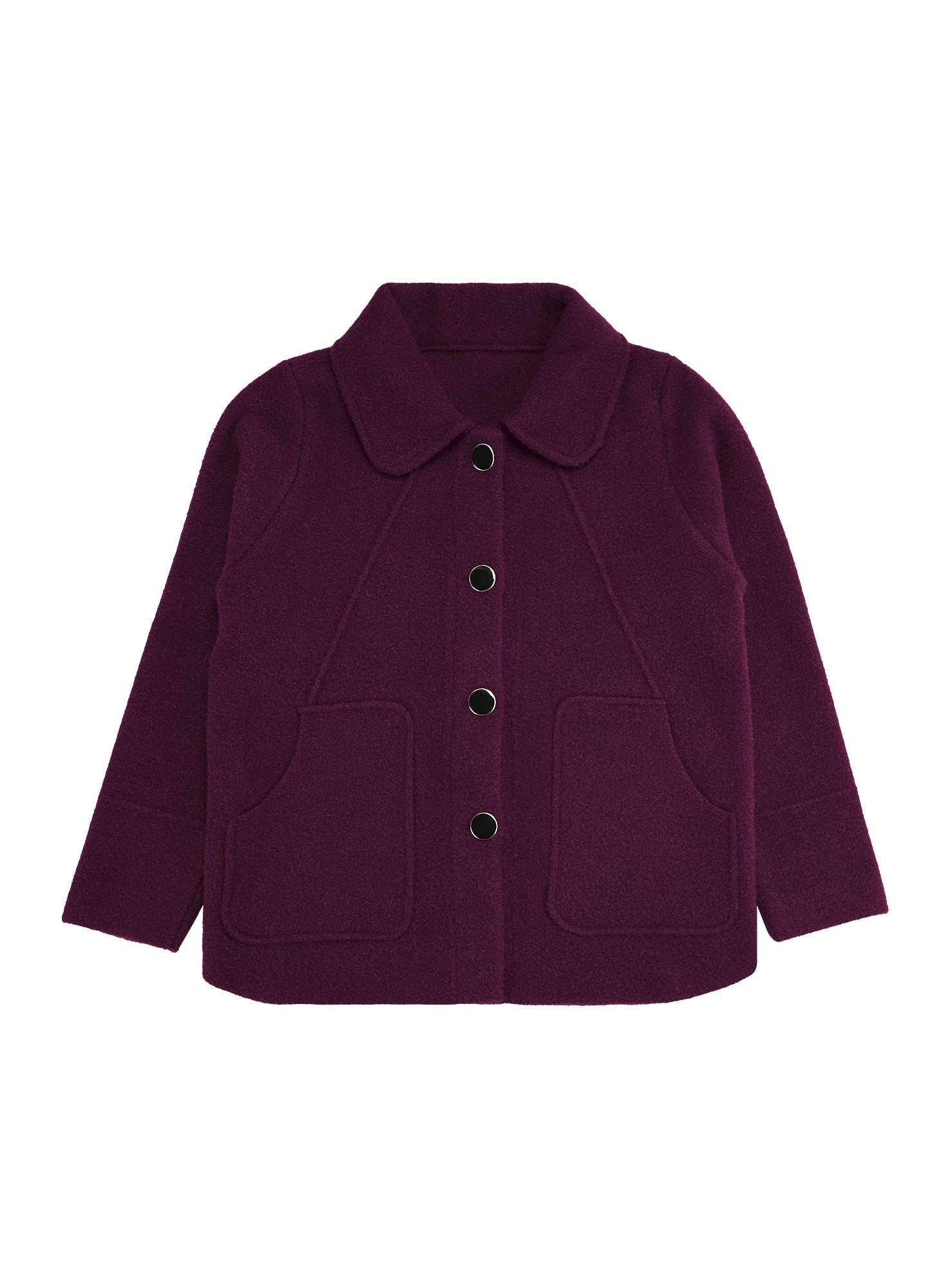 Women’s Faux Wool Button-Front Coat #20