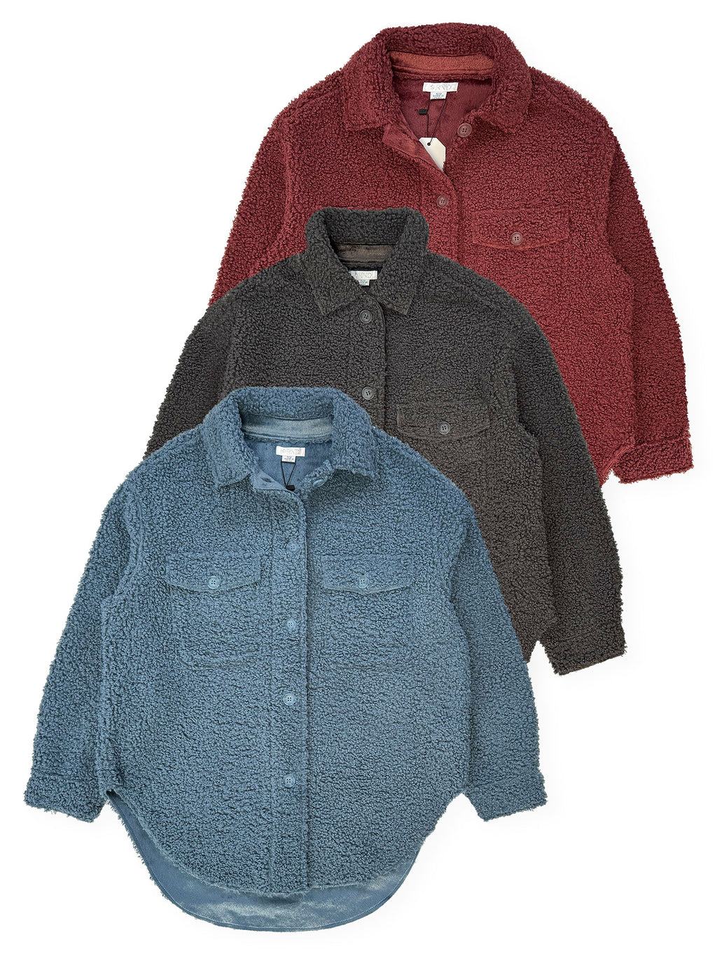 Women’s Sherpa Fleece Shacket #09
