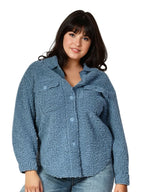 Women’s Sherpa Fleece Shacket #09