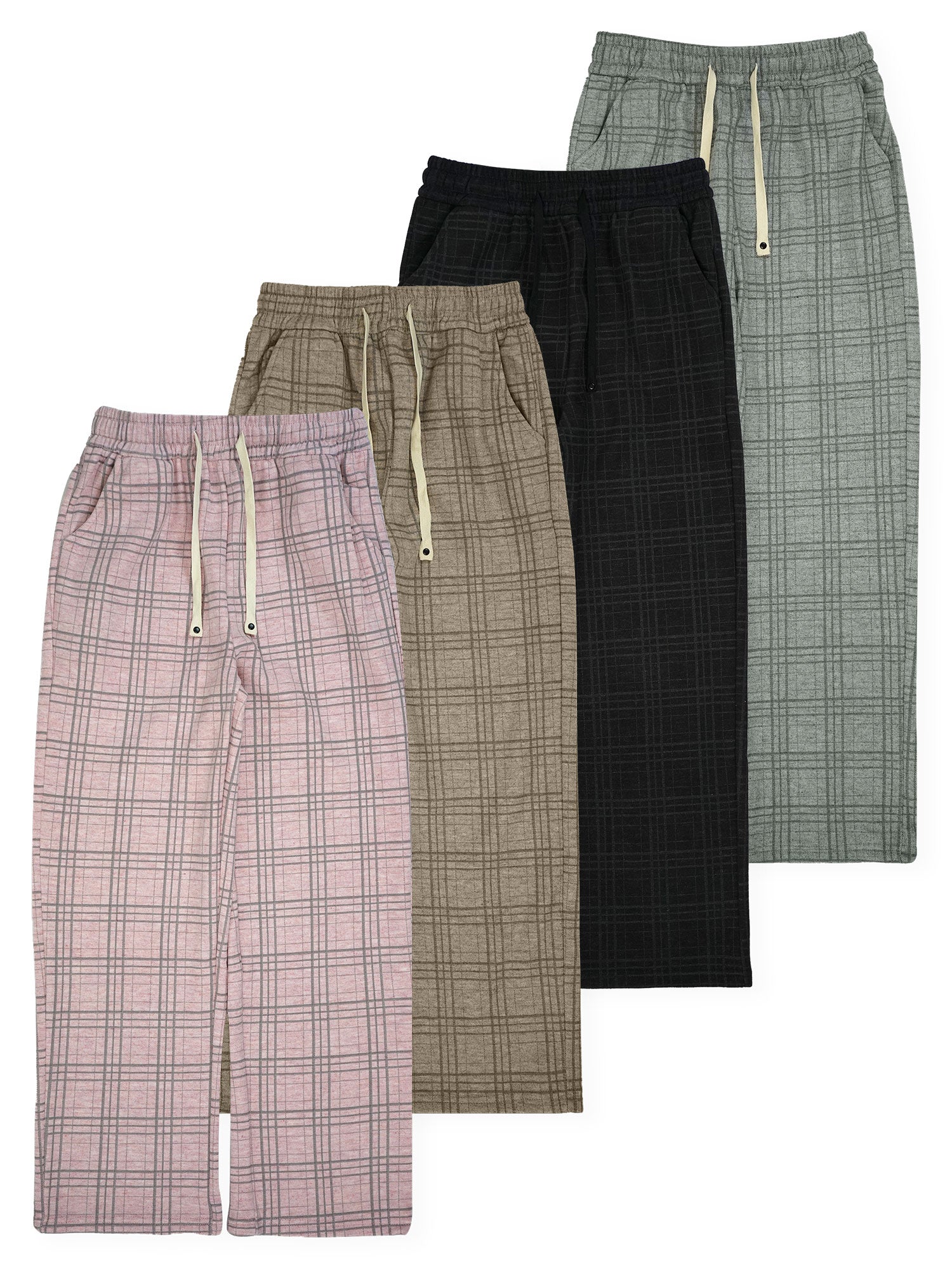 Women’s Plaid Lounge Pants #01