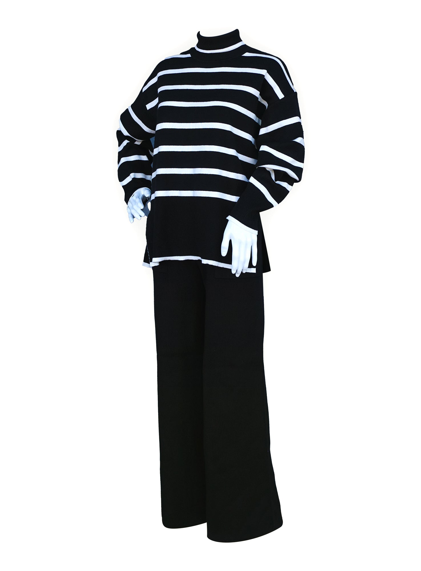 Women’s 2-Piece Striped Knit Lounge Set #10