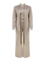 Women’s 3-Piece Ribbed Knit Loungewear Set #11