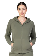 Women’s Zip-Up Jacket & Wide-Leg Pants Set #13