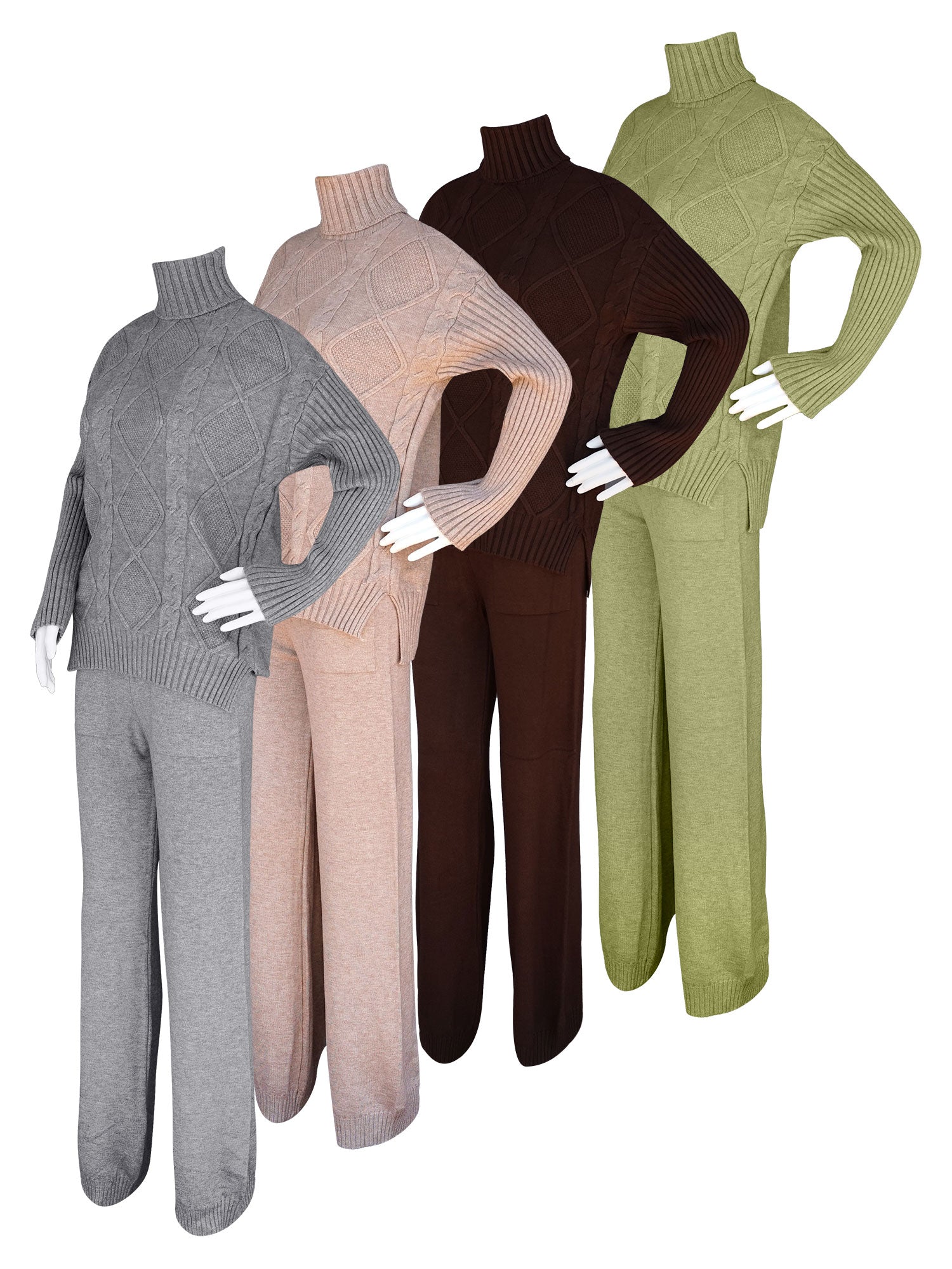 Women’s Cable Knit Lounge Set #14