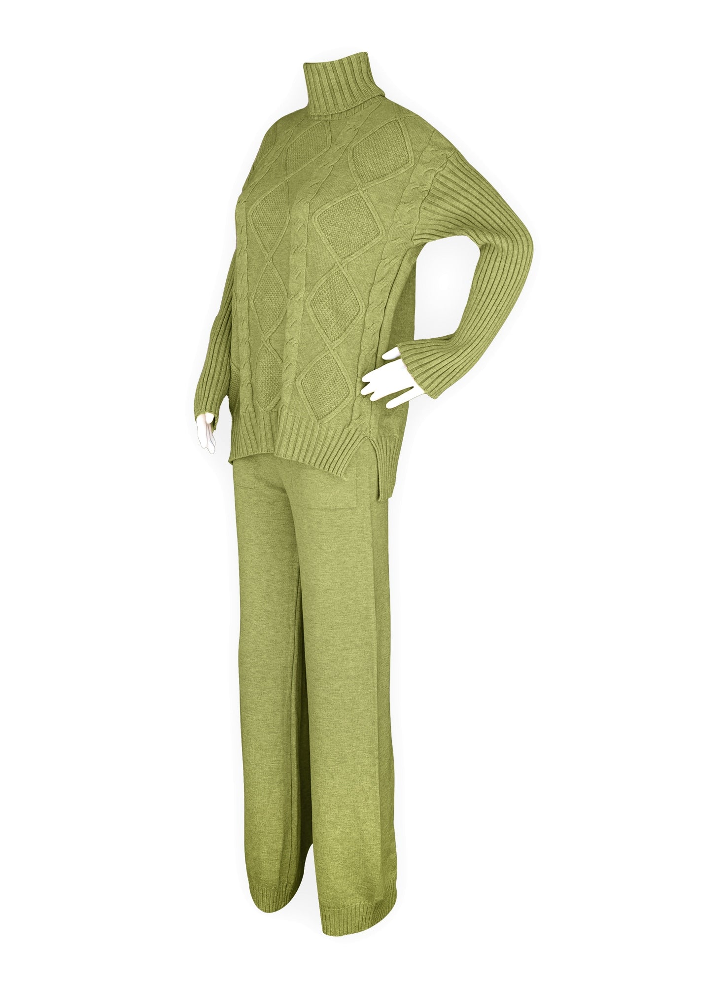 Women’s Cable Knit Lounge Set #14