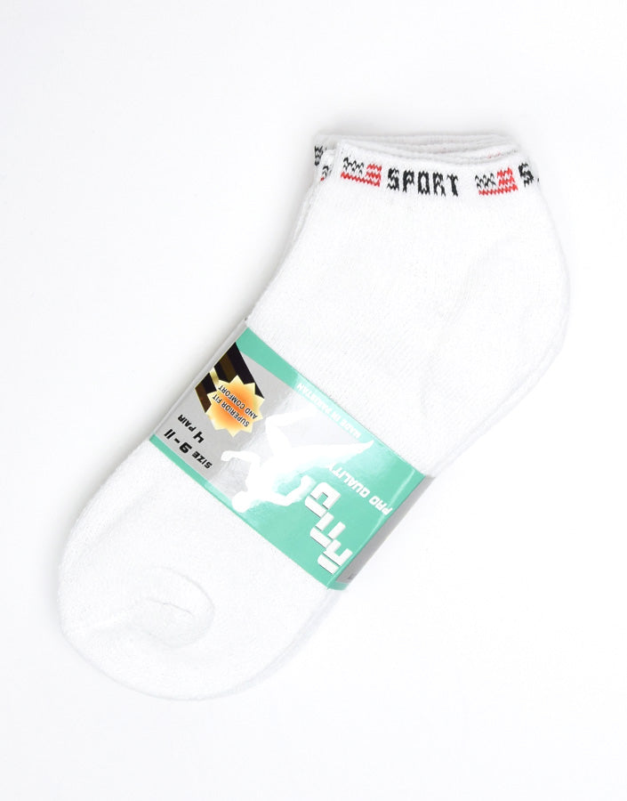 Footie Cut Cotton Socks (Dozen)