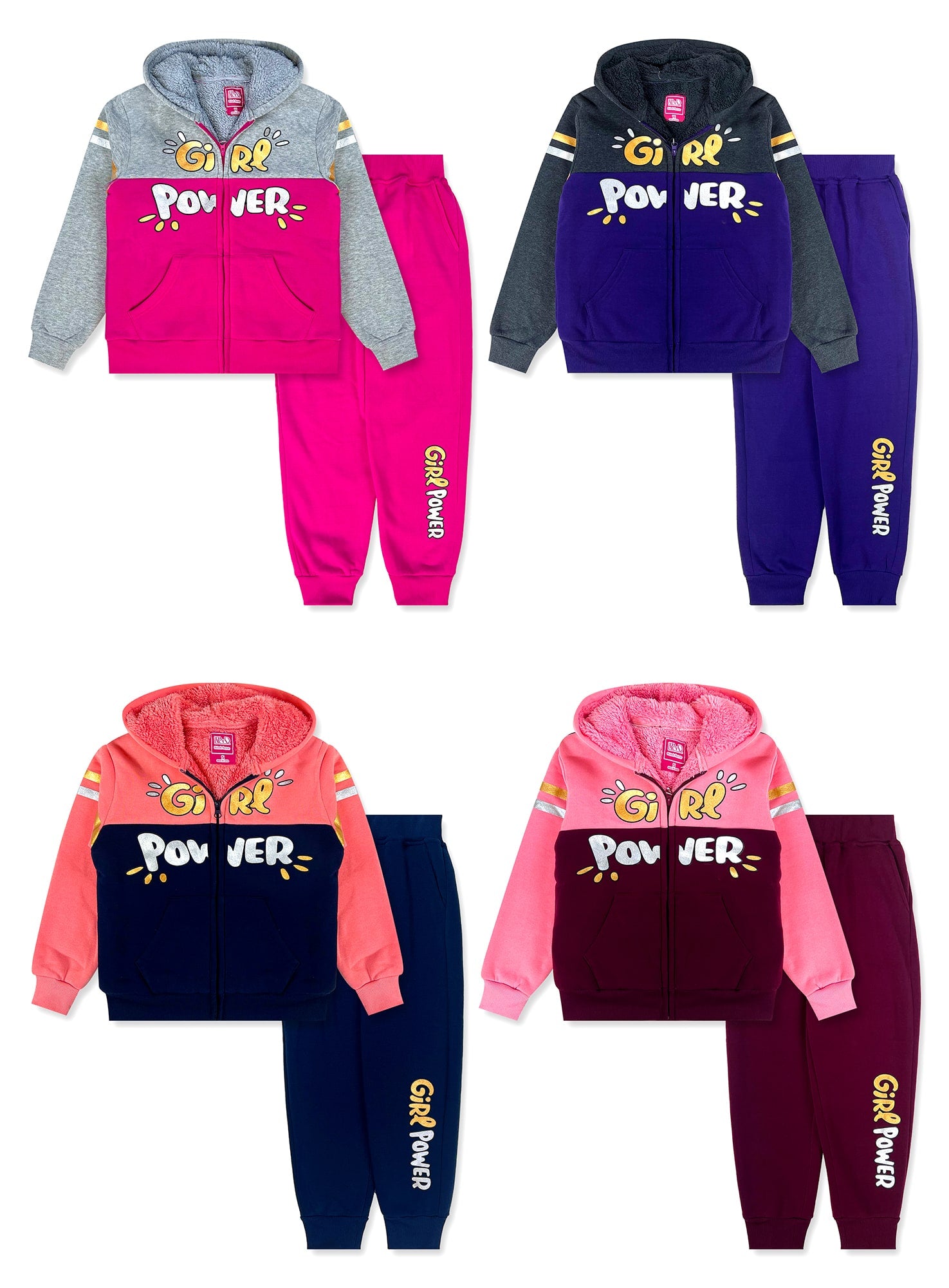 Girls’ 2PC Sherpa Fleece Set #S30