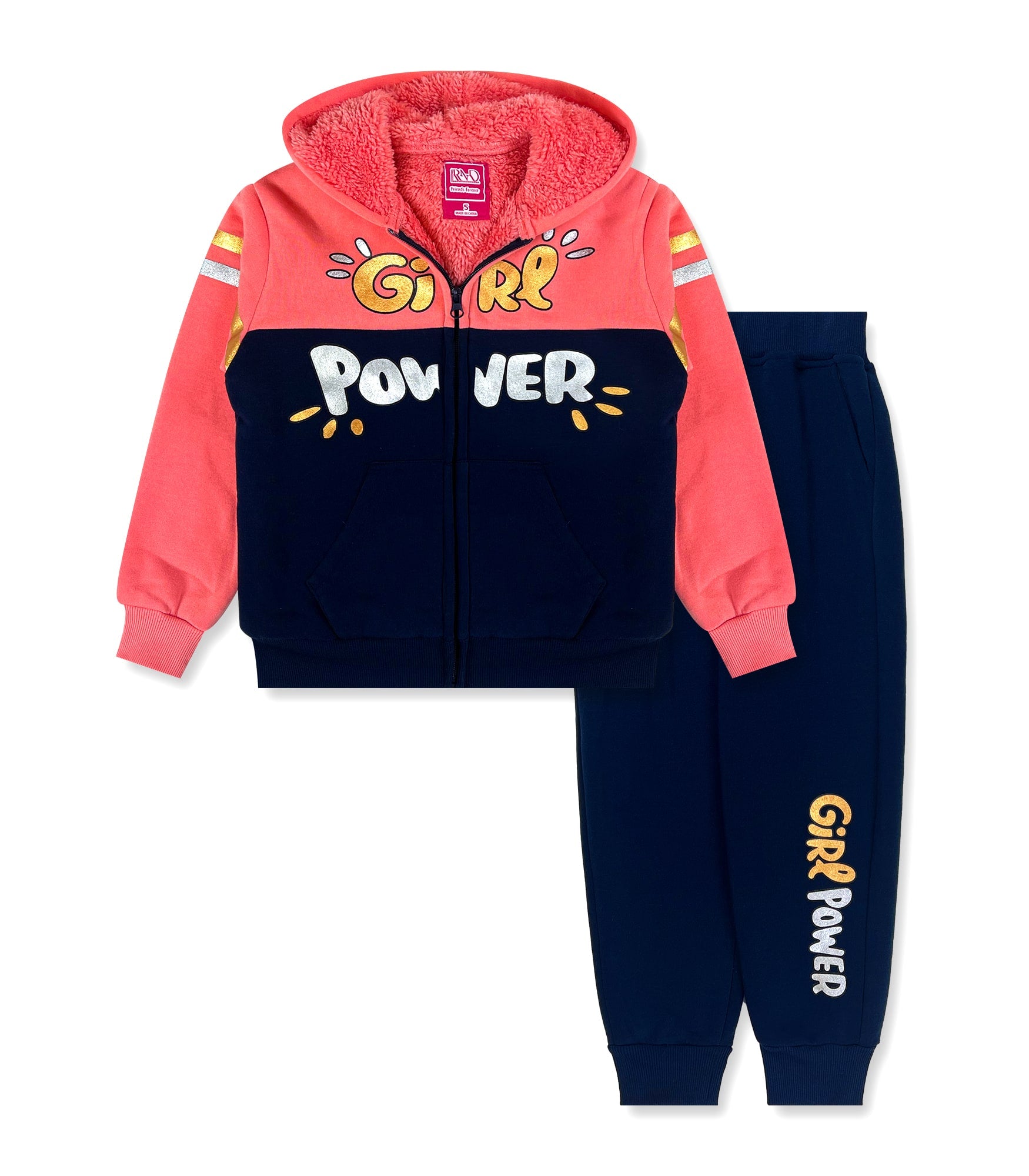 Girls’ 2PC Sherpa Fleece Set #S30