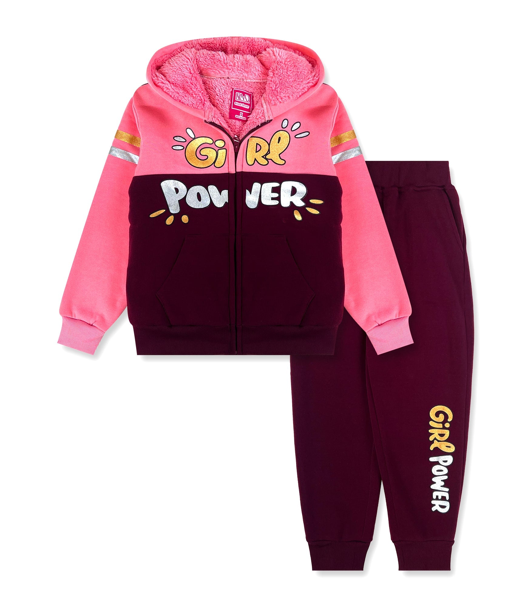 Girls’ 2PC Sherpa Fleece Set #S30