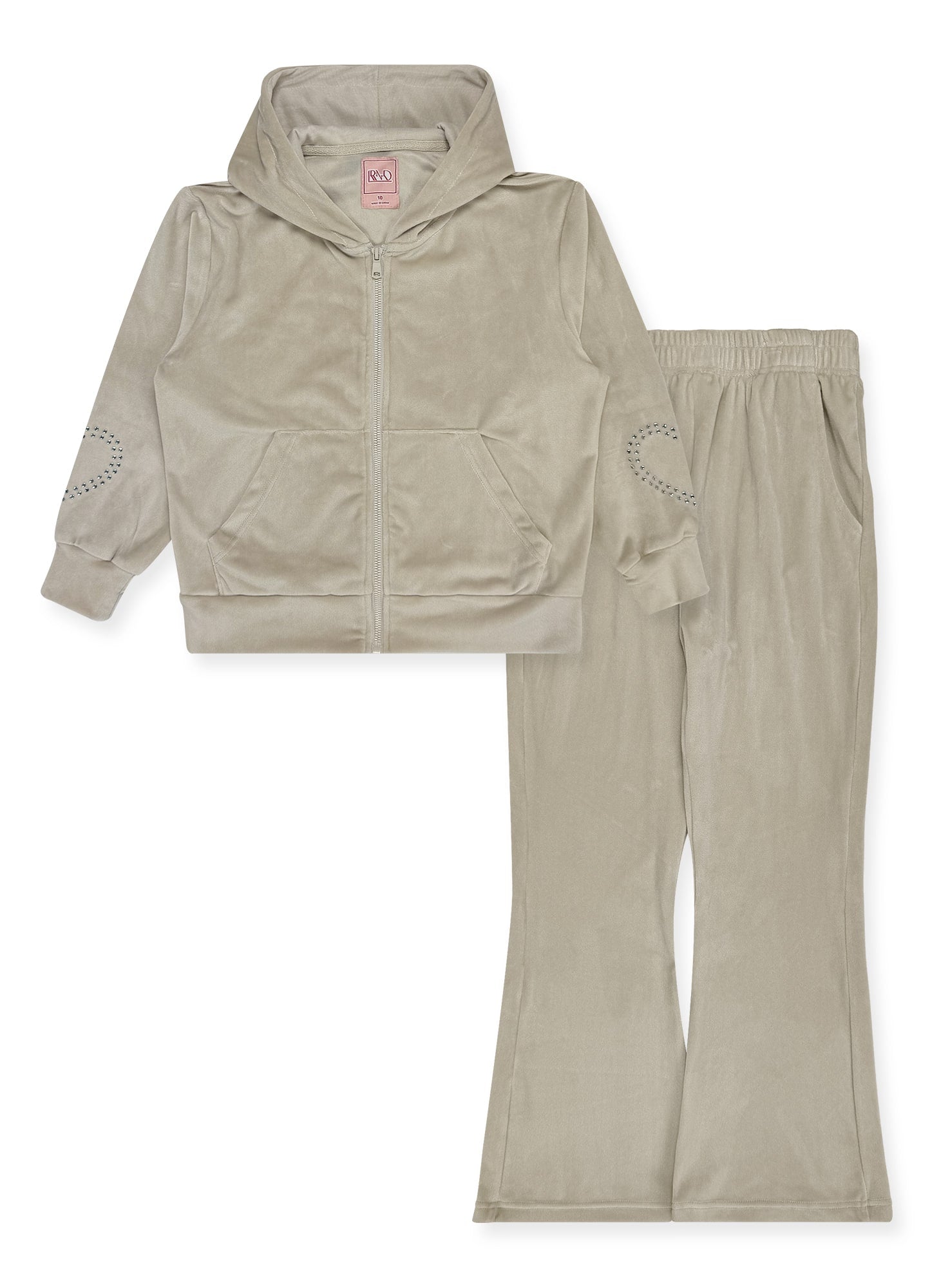 Girls' 2PC Velour Jogger Set #V01