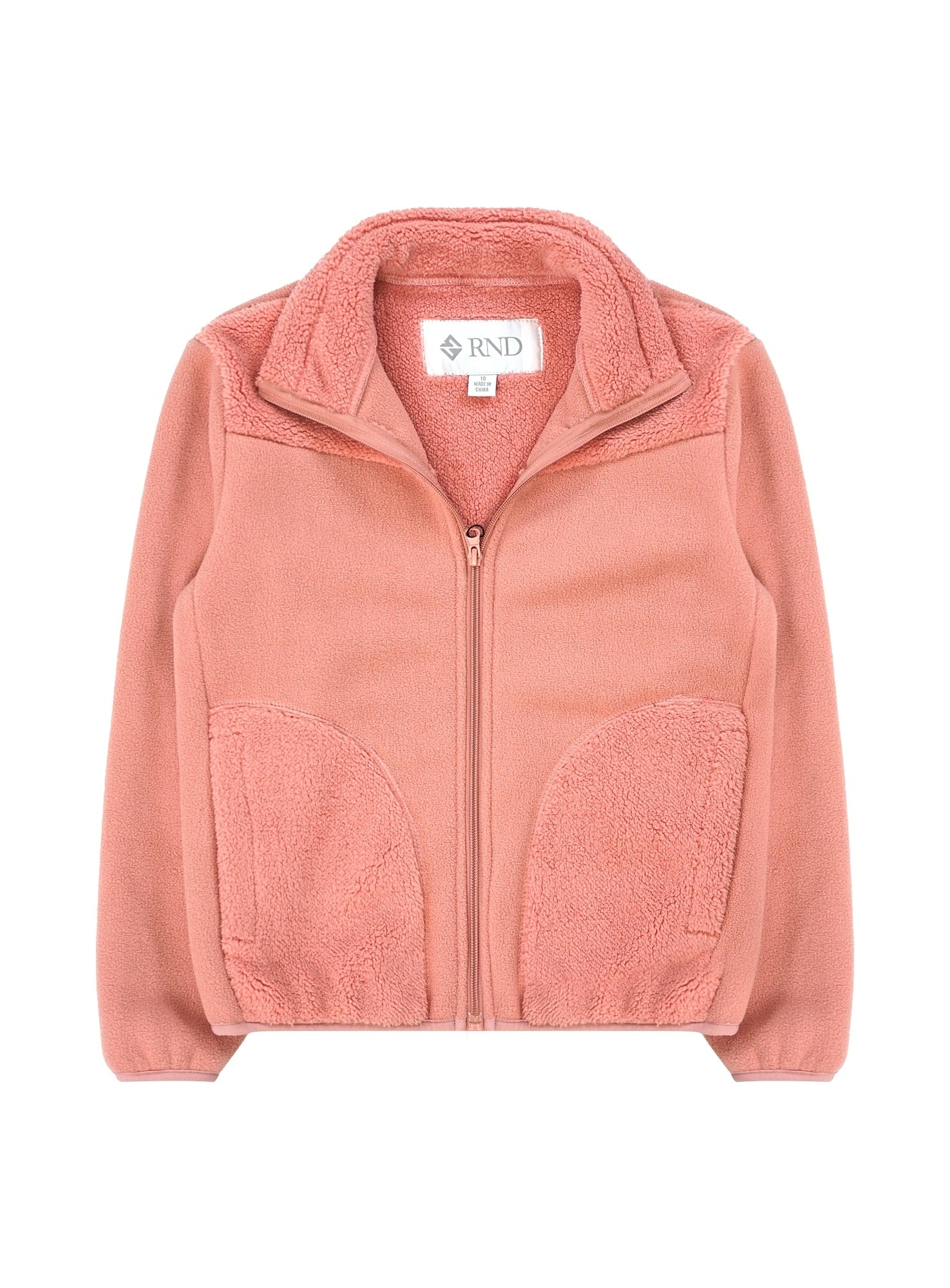 Girls’ Micropolar Sherpa Fleece Zip-Up Jacket #53