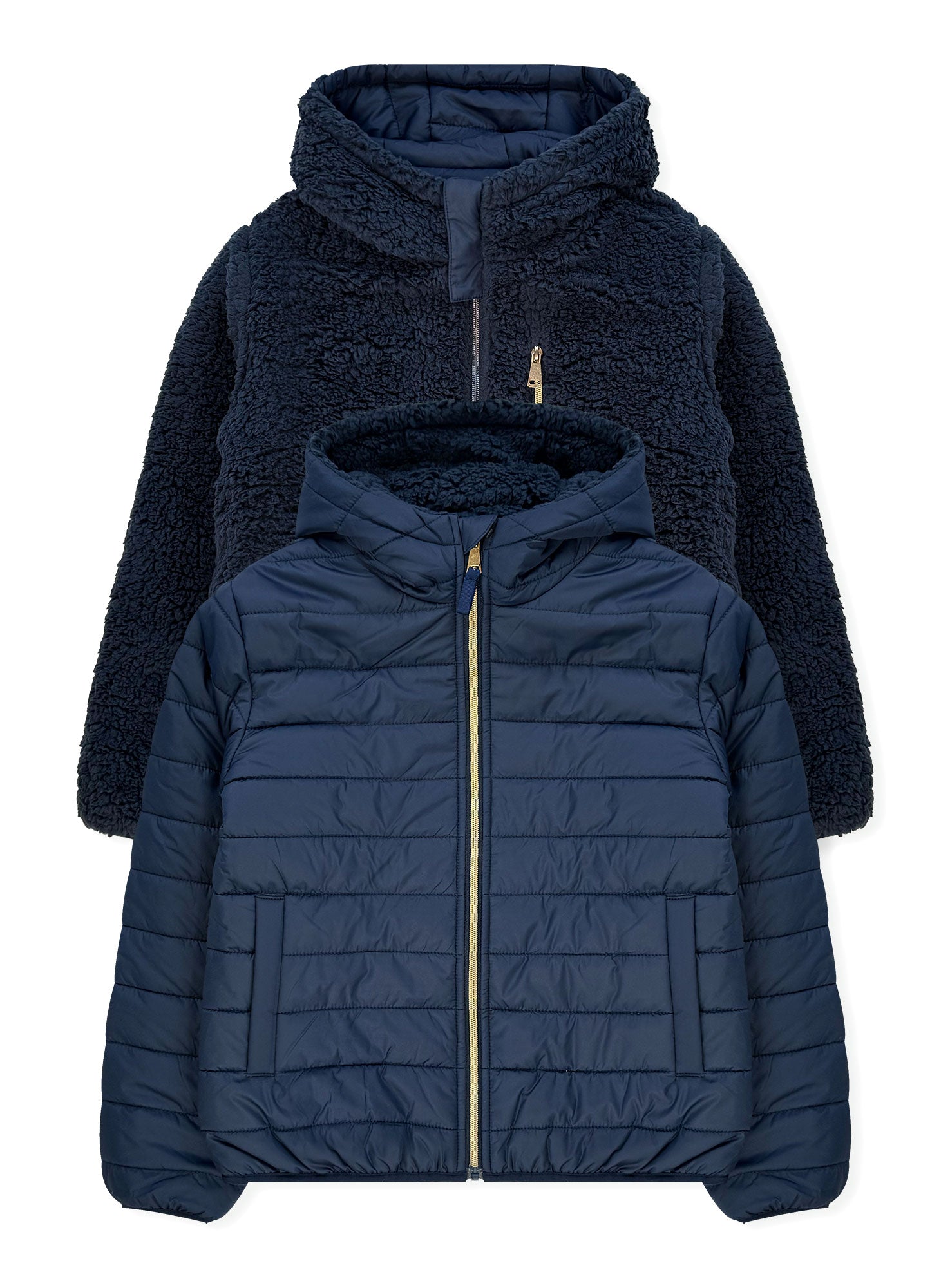 Girls' Reversible Jacket With Sherpa Lining #97