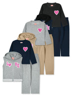 Girls' 3PC Fleece Set #T04