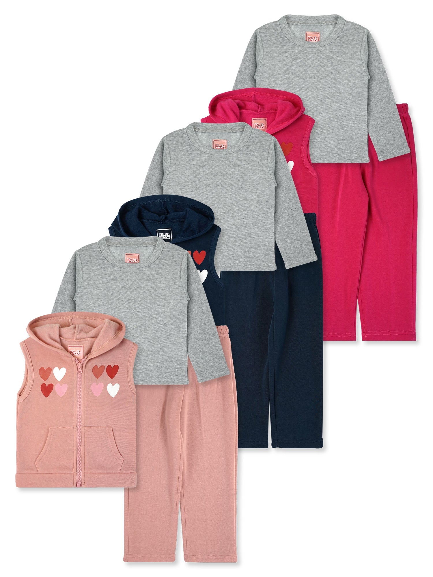 Girls' 3PC Fleece Set #T06