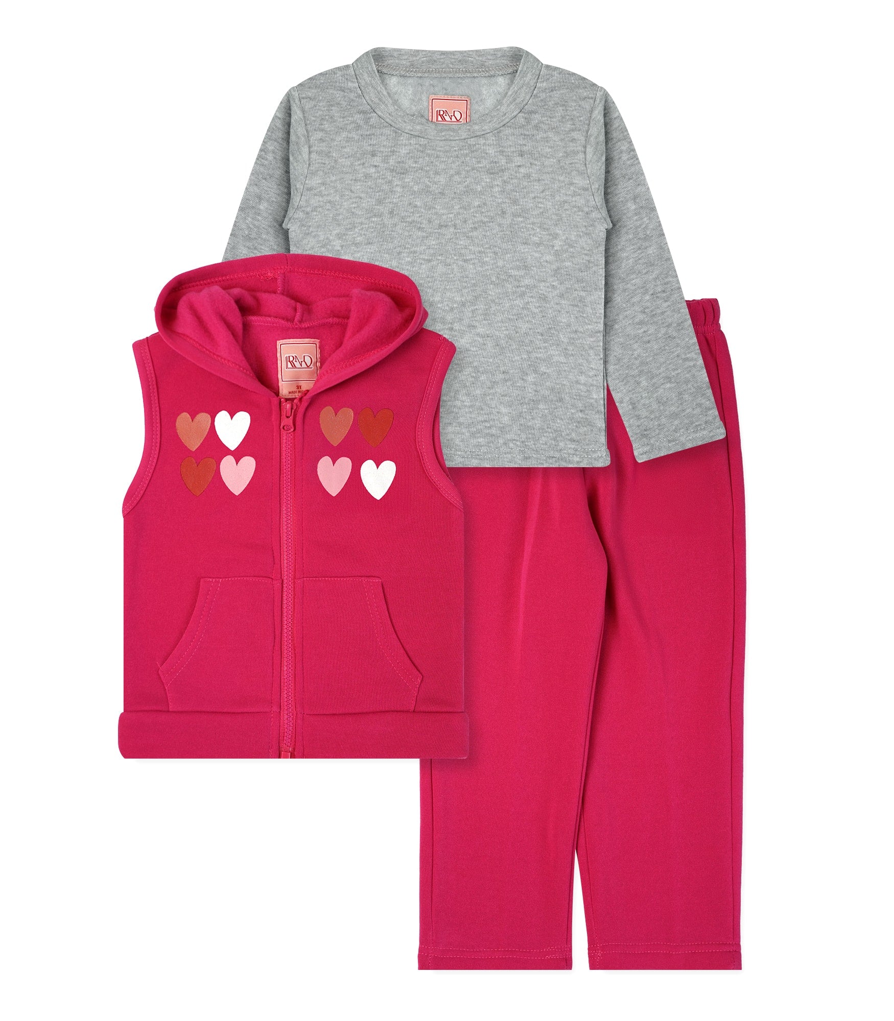 Girls' 3PC Fleece Set #T06