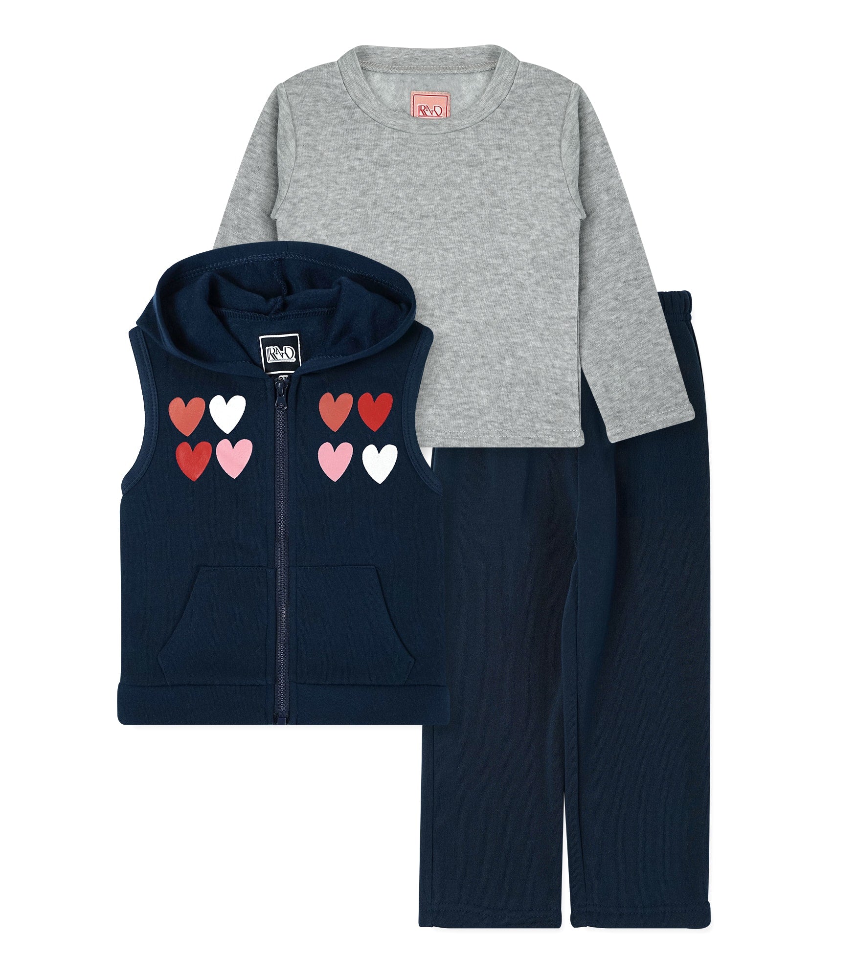 Girls' 3PC Fleece Set #T06