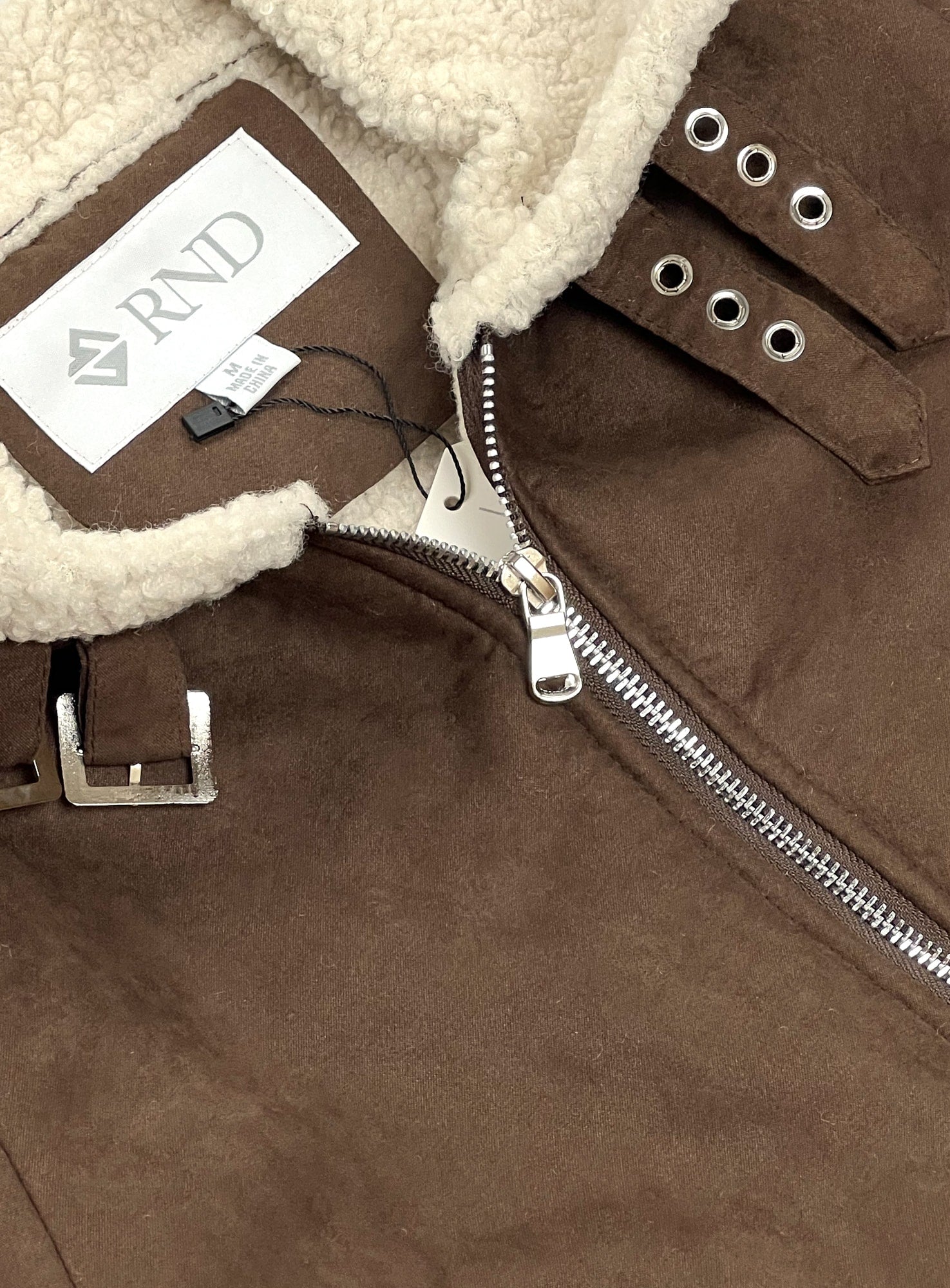 Girls' Sherpa Lined Faux Shearling Jacket #K25