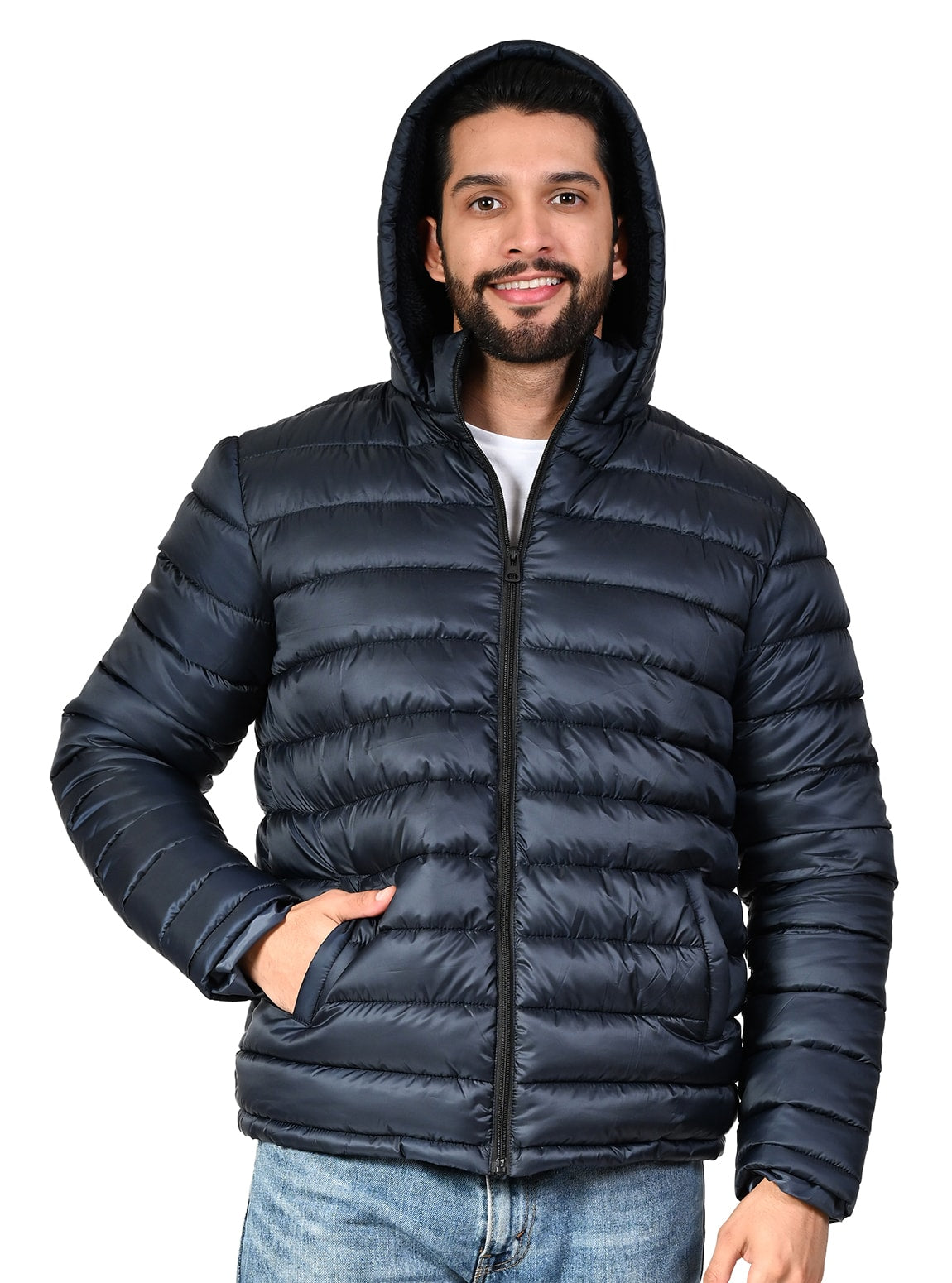 Men's Puffer Jacket With Hood #J21